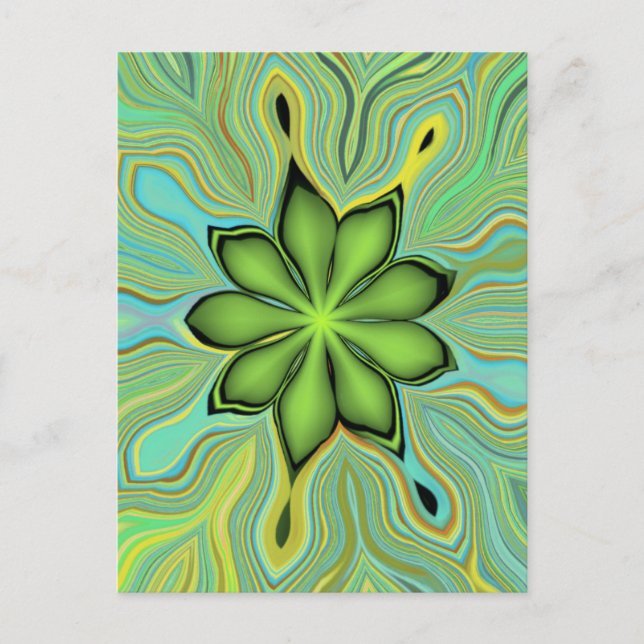 Flower Star Postcard (Front)