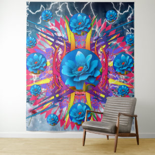 Flower Star Tapestry