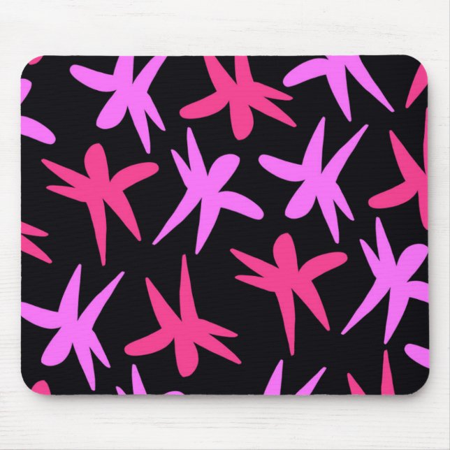 Flower Stars Mouse Mat (Front)
