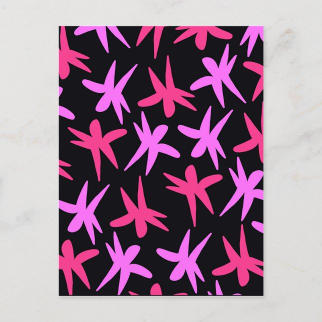 Flower Stars Postcard (Front)