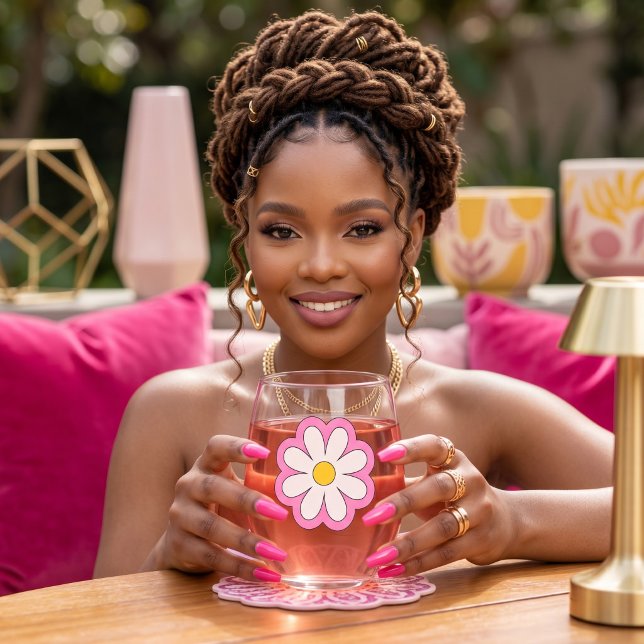 Flower Stemless Wine Glass (Creator Uploaded)