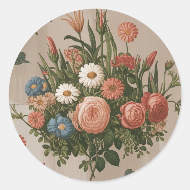 Flower sticker (Front)