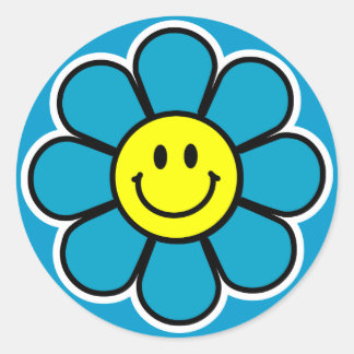 Flower Stickers (Blue)