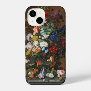 Flower Still Life with Bird's Nest Severin Roesen iPhone 14 Case