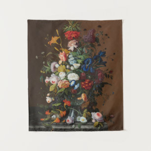 Flower Still Life with Bird's Nest Severin Roesen Tapestry