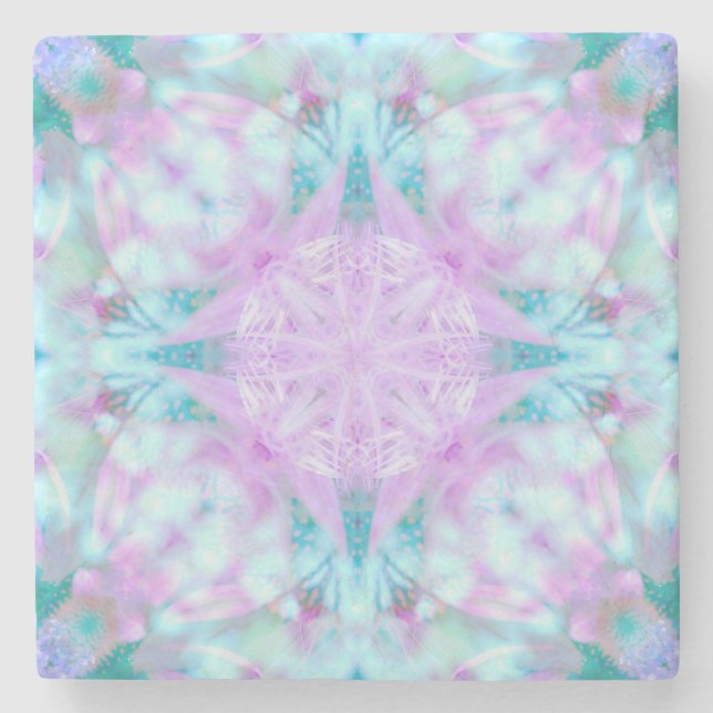 flower stone coaster (Front)