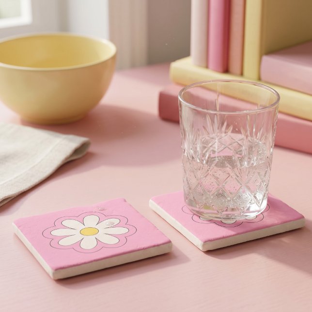 Flower Stone Coaster (Creator Uploaded)