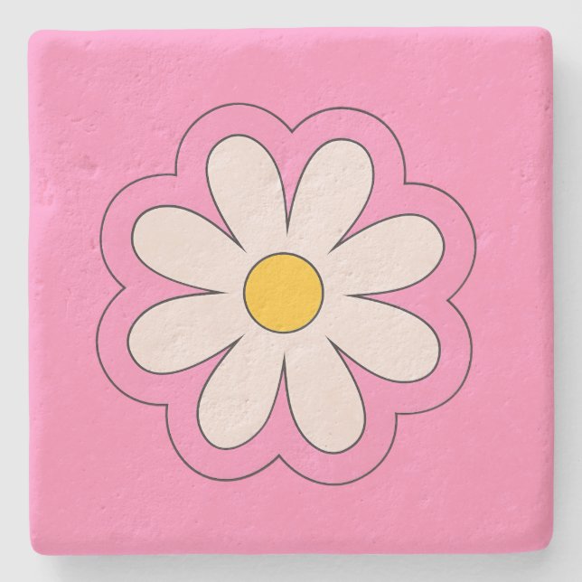 Flower Stone Coaster (Front)
