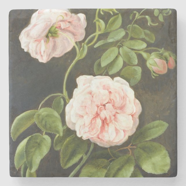 Flower Study 2 Stone Coaster (Front)