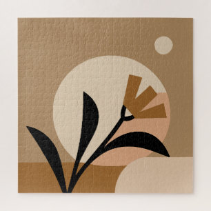 Flower Sun Boho Jigsaw Puzzle