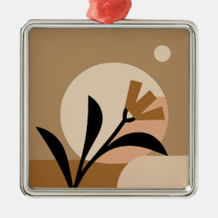 Flower Sun Boho Metal Tree Decoration