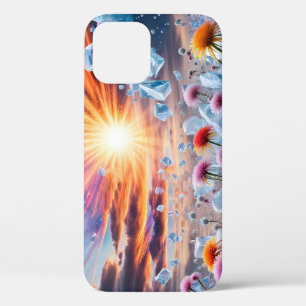 Flower Sunset iPhone 12 Pro Case