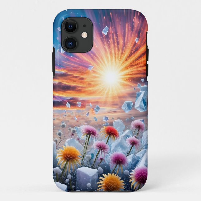 Flower Sunset Case-Mate iPhone Case (Back)