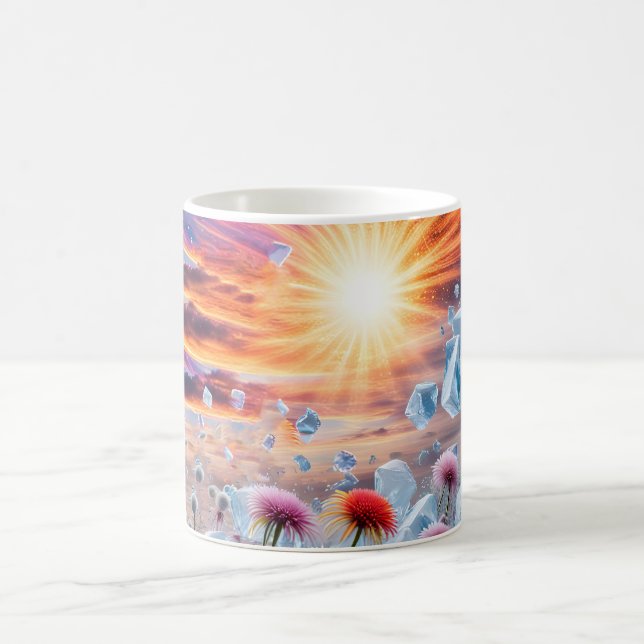 Flower Sunset Coffee Mug (Center)
