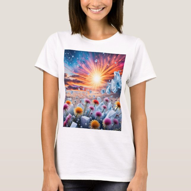 Flower Sunset T-Shirt (Front)