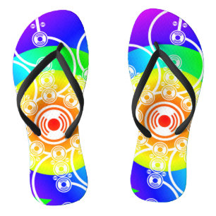 Flower Sunshine Flip Flops