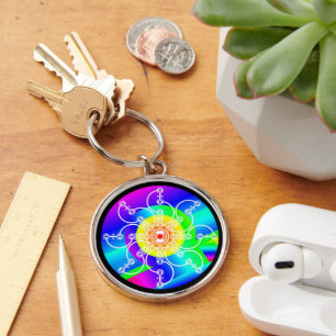 Flower Sunshine Key Ring