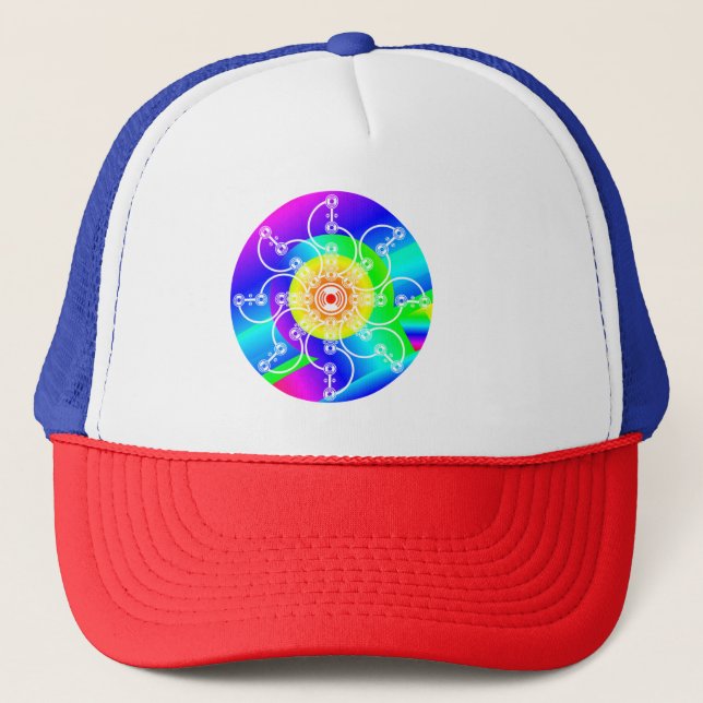 Flower Sunshine Trucker Hat (Front)