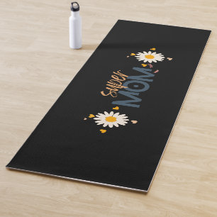 Flower Super MOM  Yoga Mat