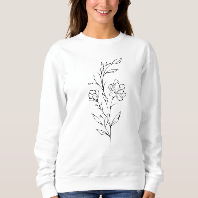 FLOWER  SWEATSHIRT (Front)