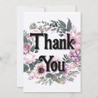 Flower Tag Thankyou Wreath Classy Coquette