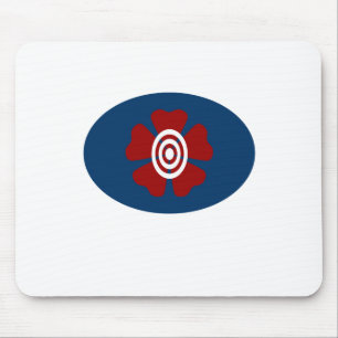 flower target mouse mat