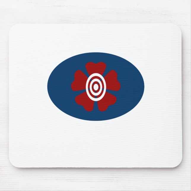 flower target mouse mat (Front)