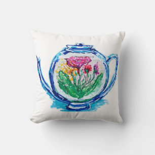 Flower Teapot Cushion