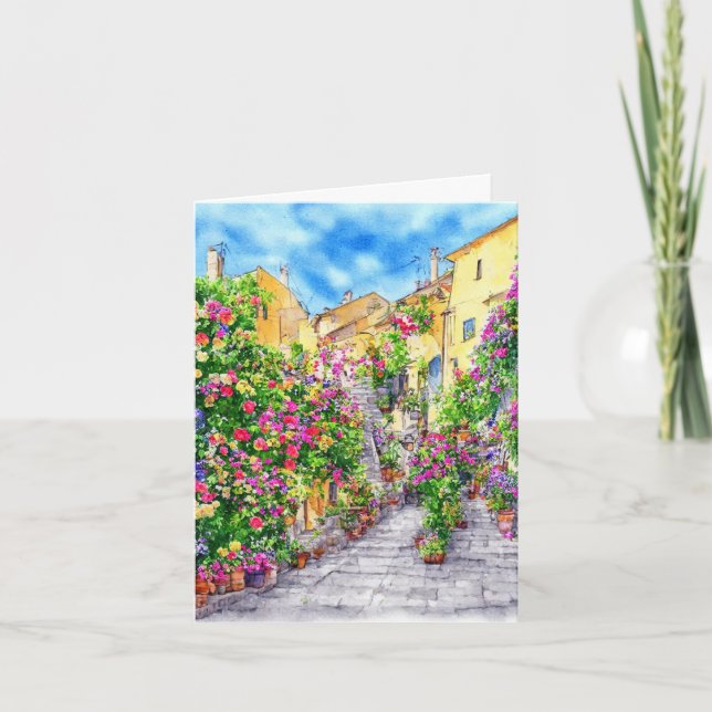 Flower Terrace Mother's Day Card (Front)