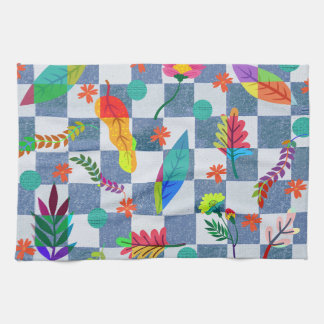 Flower Texture Tea Towel