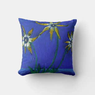 Flower textured art Throw Cushion 41 cm x 41 cm