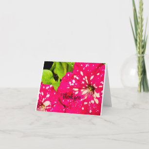 Flower Thank You Card Blank Inside