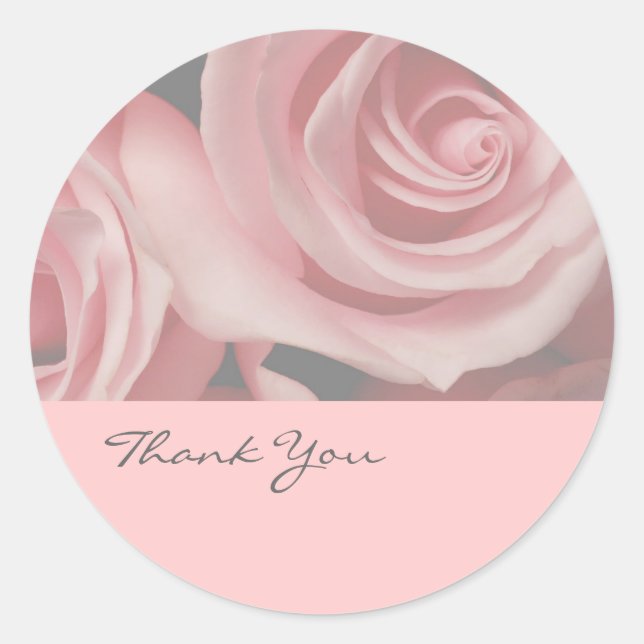 Flower Thank You Stickers (Front)