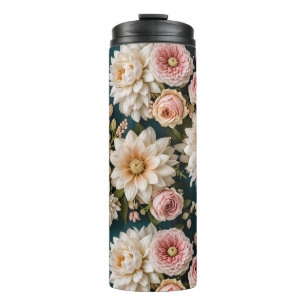Flower Thermal Tumbler