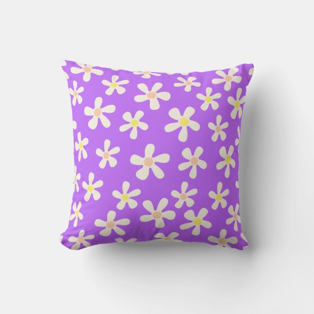Flower Throw Pillow (Front)
