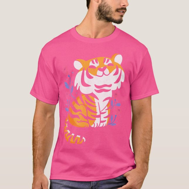 Flower Tiger T-Shirt (Front)