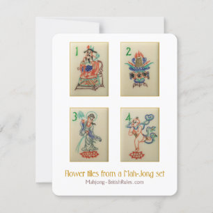 Flower Tiles – Explanatory card