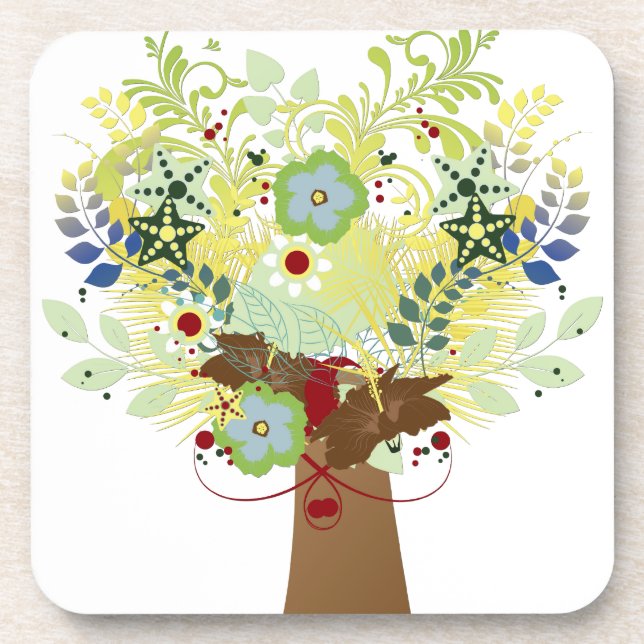 Flower Tree Coaster (Front)