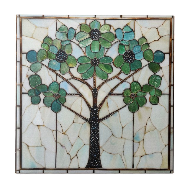 Flower Tree Tile (Front)