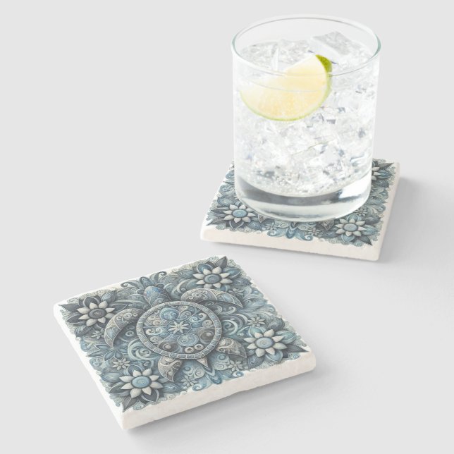 Flower Turtle Coaster (Side)