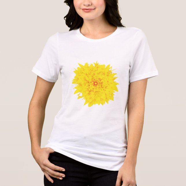Flower Tweak Logo Tri-Blend Shirt (Front)