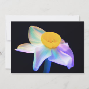 Flower UV Photo Blank Greeting Card