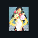 Flower Vase Girl Canvas Print<br><div class="desc">Flower Vase Girl II by Grace Popp. | 141028GG</div>