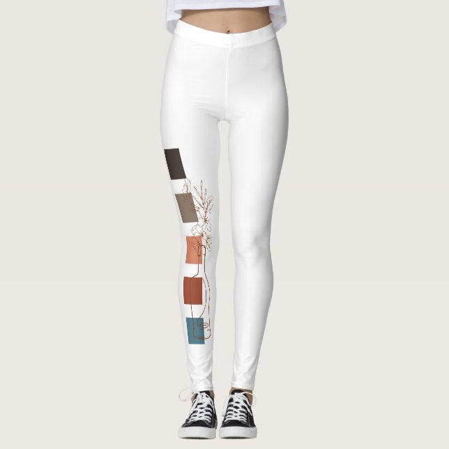 Flower Vase Leggings (Front)