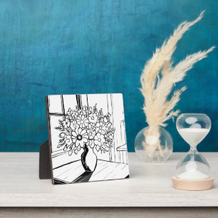 Flower Vase Plaque