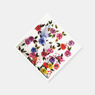 FLOWER WATERING CAN PAPER NAPKINS