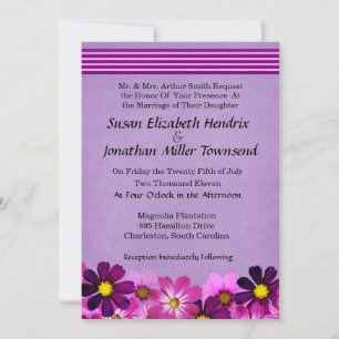 Flower Wedding Invitations