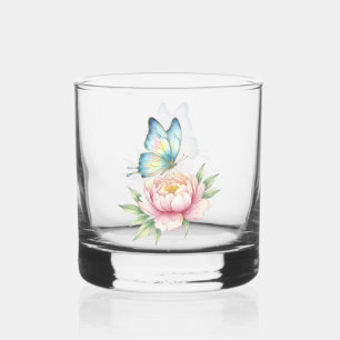 Flower Whiskey Glass