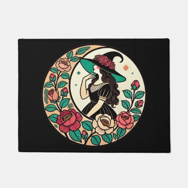 Flower Witch                                       Doormat (Front)
