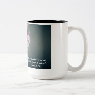 Flower with Bible Verse Mug